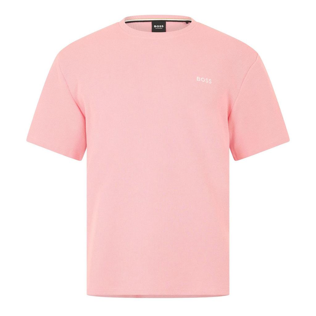 BOSS Mens Waffle Knit Pyjama Top