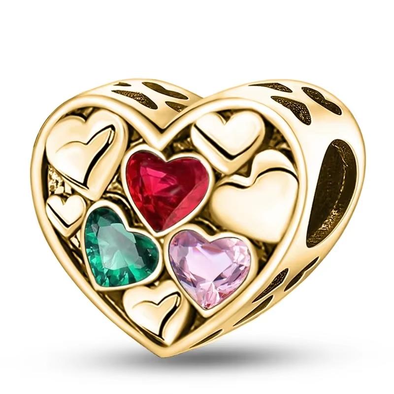 copper Luggage Elephant Butterfly Cherry Charm Bead Charms Bead Compatible With Diy Bracelets Making Gift of High Quality Fine Jewellery