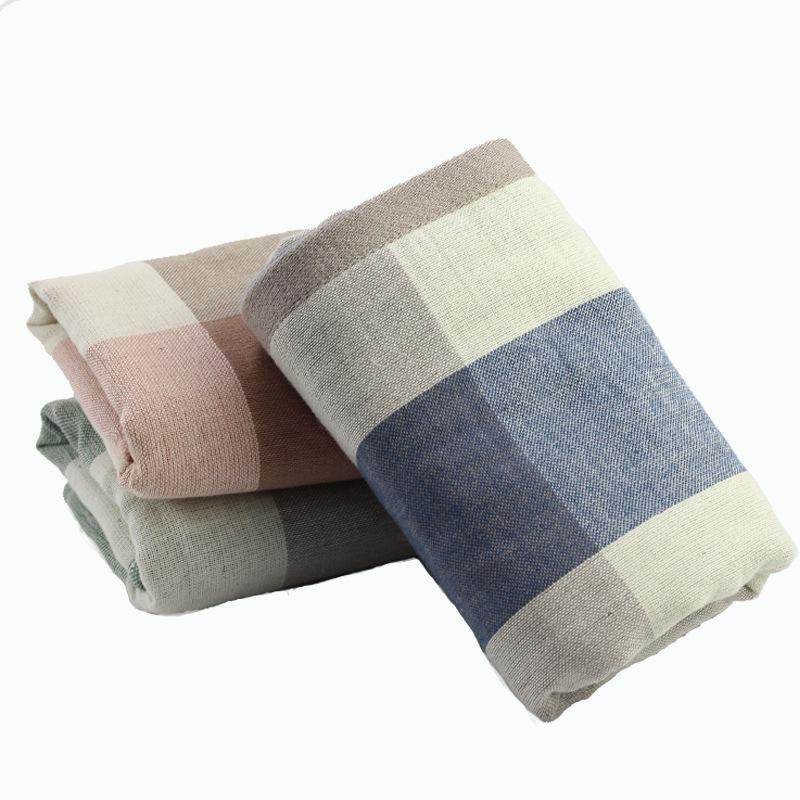 Gauze Towel Pure Cotton Face Towel Soft Absorbent Household Plain Cotton Square Face Towel