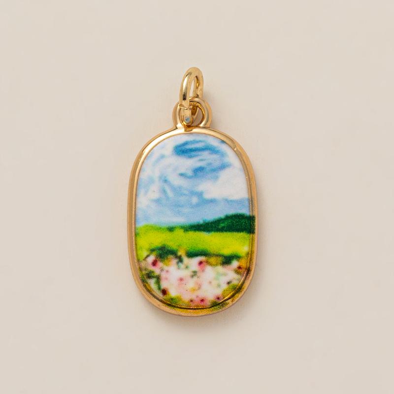 Pendentif Dopamine Coloré Avec Gouttes d'Huile Motif Mignon Crabe Fraise Coeur Coquillage Breloques Pendentif DIY Pour Fabrication de Bijoux