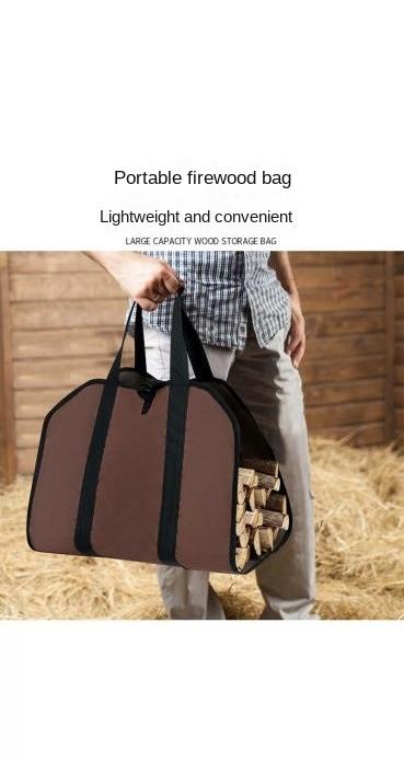 Outdoor Portable Portable Durable Firewood Storage Bag