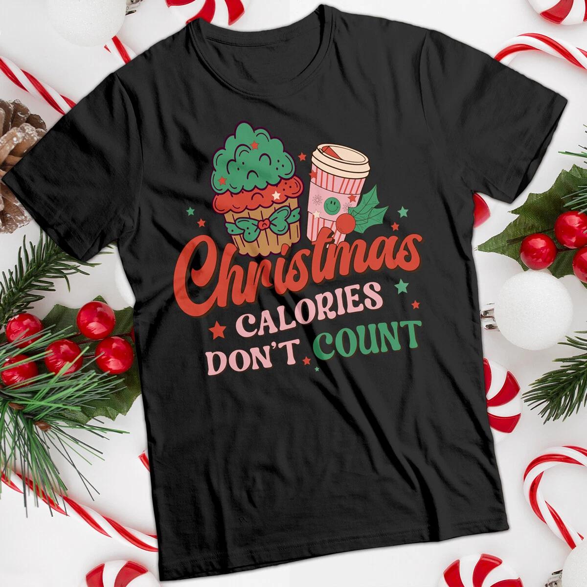 All I Want For Christmas Is Food T-shirt Funny  Tee #MC 110