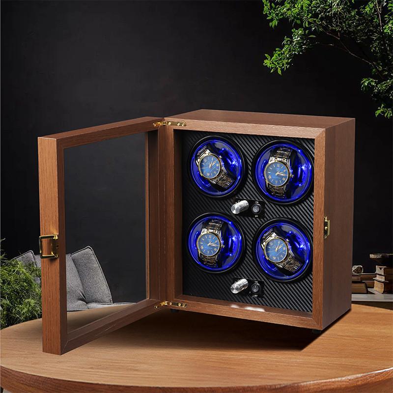 Luxury Wood Mechanical Watch Storage Box Intelligent Watch Winder Automatic Watch Box Winding Device