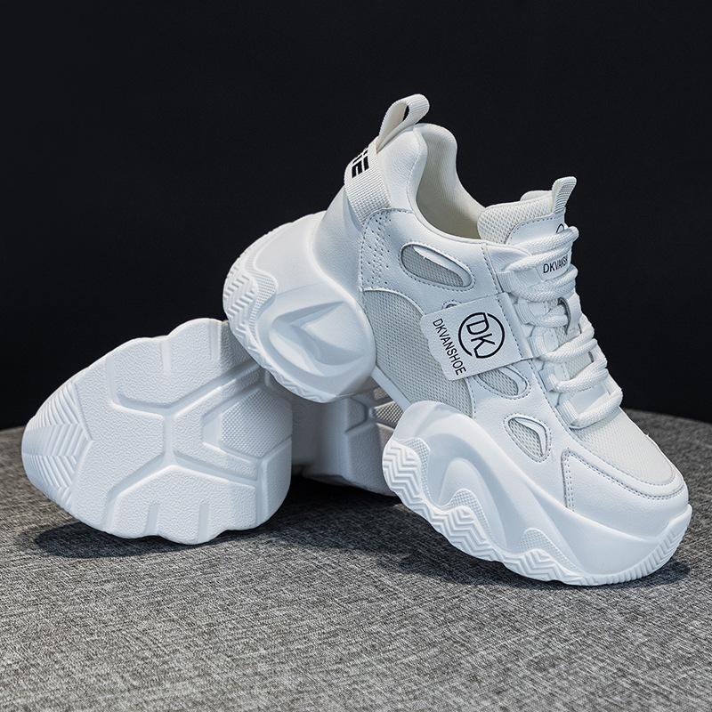 6616-2 Mesh inner height increase dad shoes women's spring and summer new versatile Korean version platform dad shoes student break