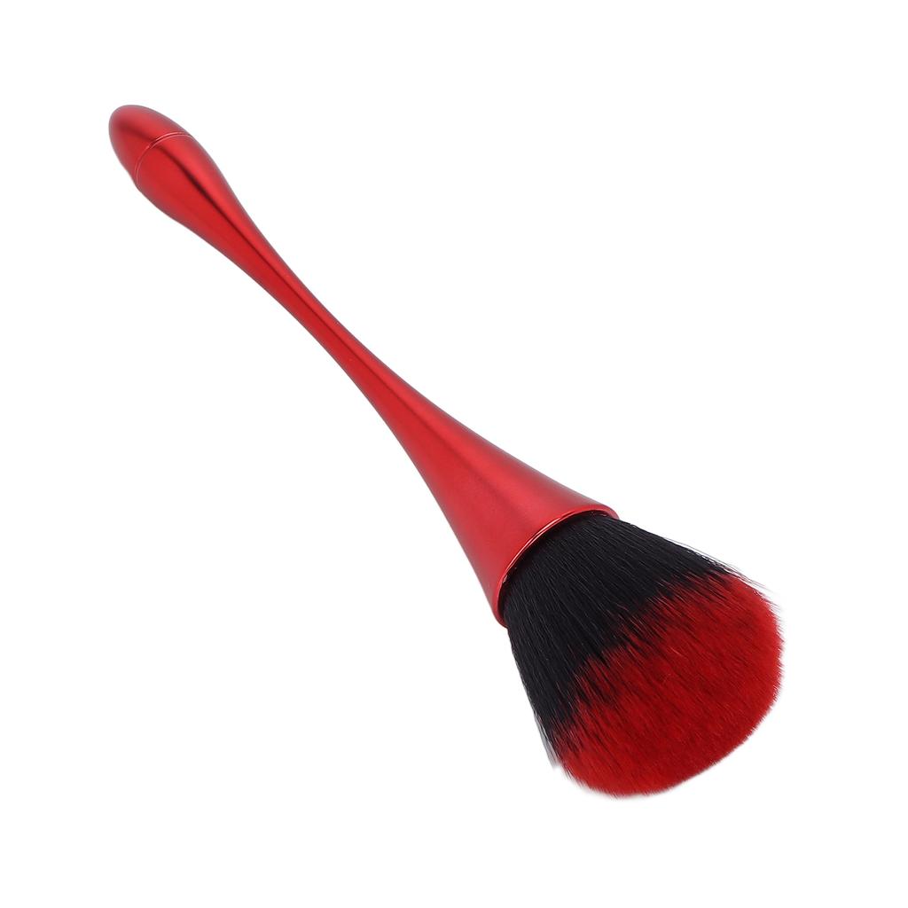 Loose Power Brush Soft Hair Home Portable Blush Makeup Brush Nail Art Dust Remover Cosmetic ToolRed