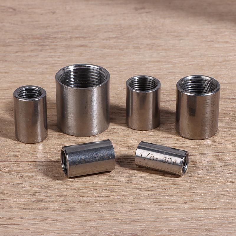 1/8" 1/4" 3/8" 1/2" 3/4" 1" 11/4" 11/2" BSP Female DN 6/8/10/15/20/25/32/40/50mm Barrel Coupler Nipple Pipe Fitting Connector