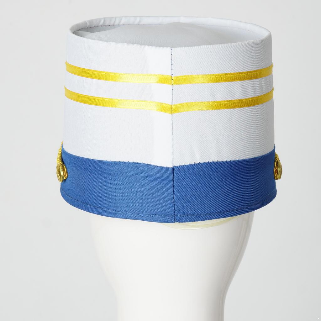 vastwit Sombrero de banda de marcha, sombrero de tambor mayor, con plumas blancas, Negro vastwit Sombrero de banda de marcha, sombrero de tambor mayor, con plumas blancas, Negro