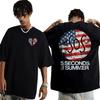 Hot Sale Band 5 Seconds Of Summer Graphic Tshirt Y2k Unisex Vintage Top Hip Hop Streetwear Top Gothic Cotton Oversized Tshirt