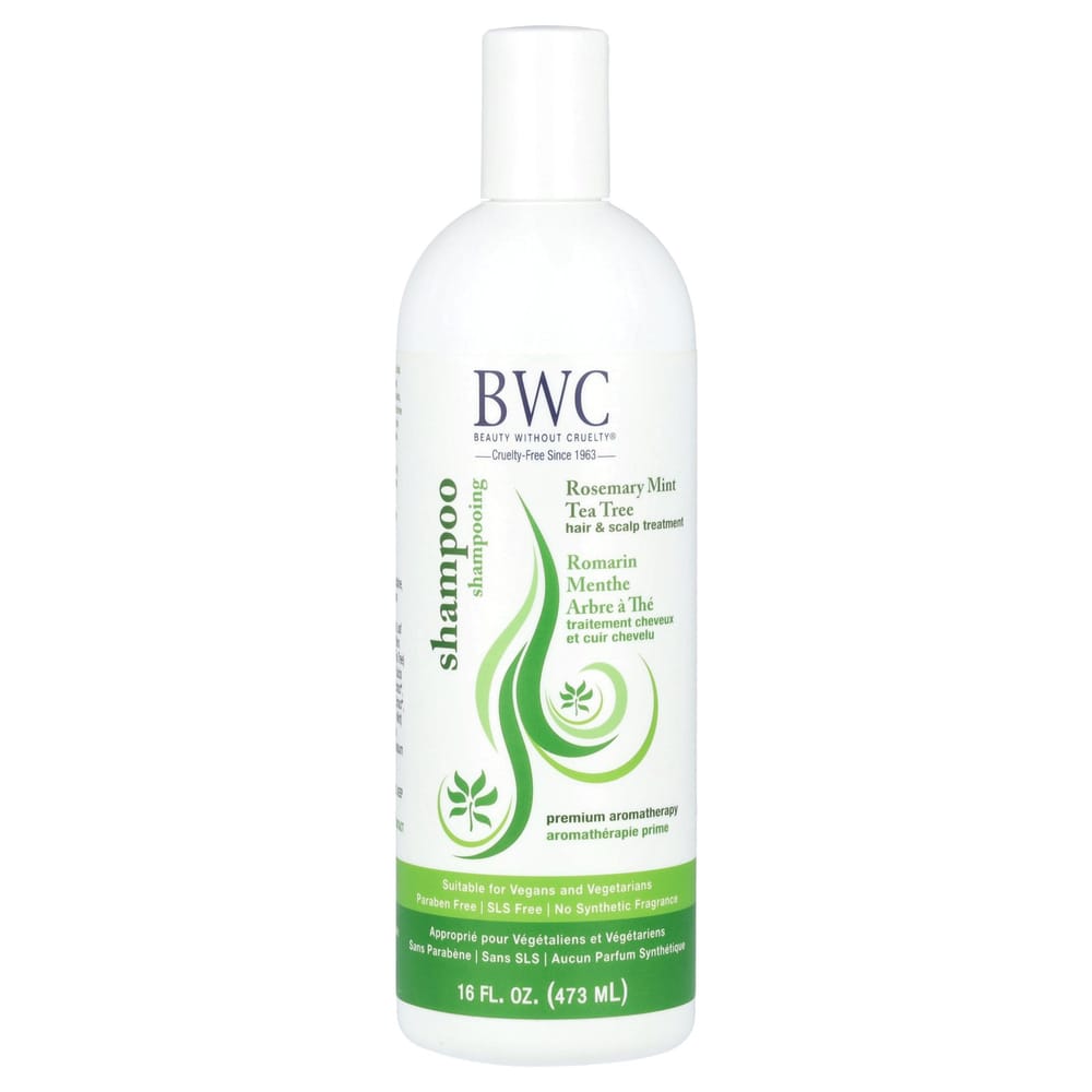 Beauty Without Cruelty Rosemary Mint Tea Tree Shampoo, 473ml (16fl oz) 473ml - 1 ea