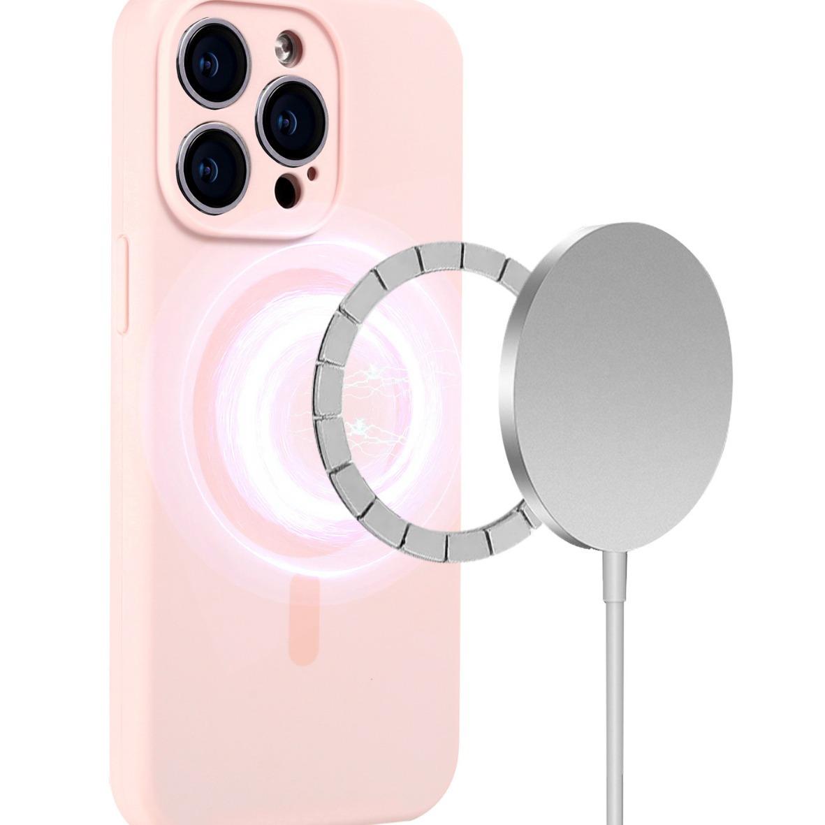 

Простой магнитный притяжение Magsafe подходит для мобильного телефона Apple 16, чехол для iPhone15pro, силиконовый чехол с мелкими отверстиями 14, защита от падения. iPhone16