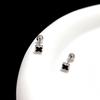 Titanium Steel Heart & Four-Leaf Clover Stud Earrings - Elegant, Versatile, Mori-Style Fashion for Women