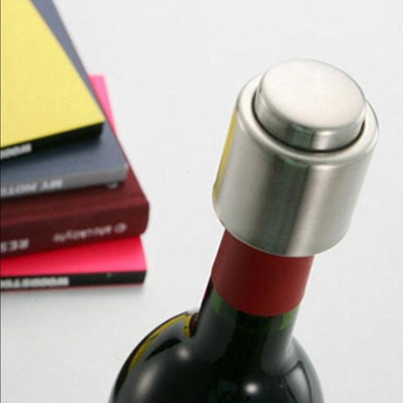 Nový nerezový vakuově uzavřený uzávěr láhve na uskladnění červeného vína Uzávěr láhve