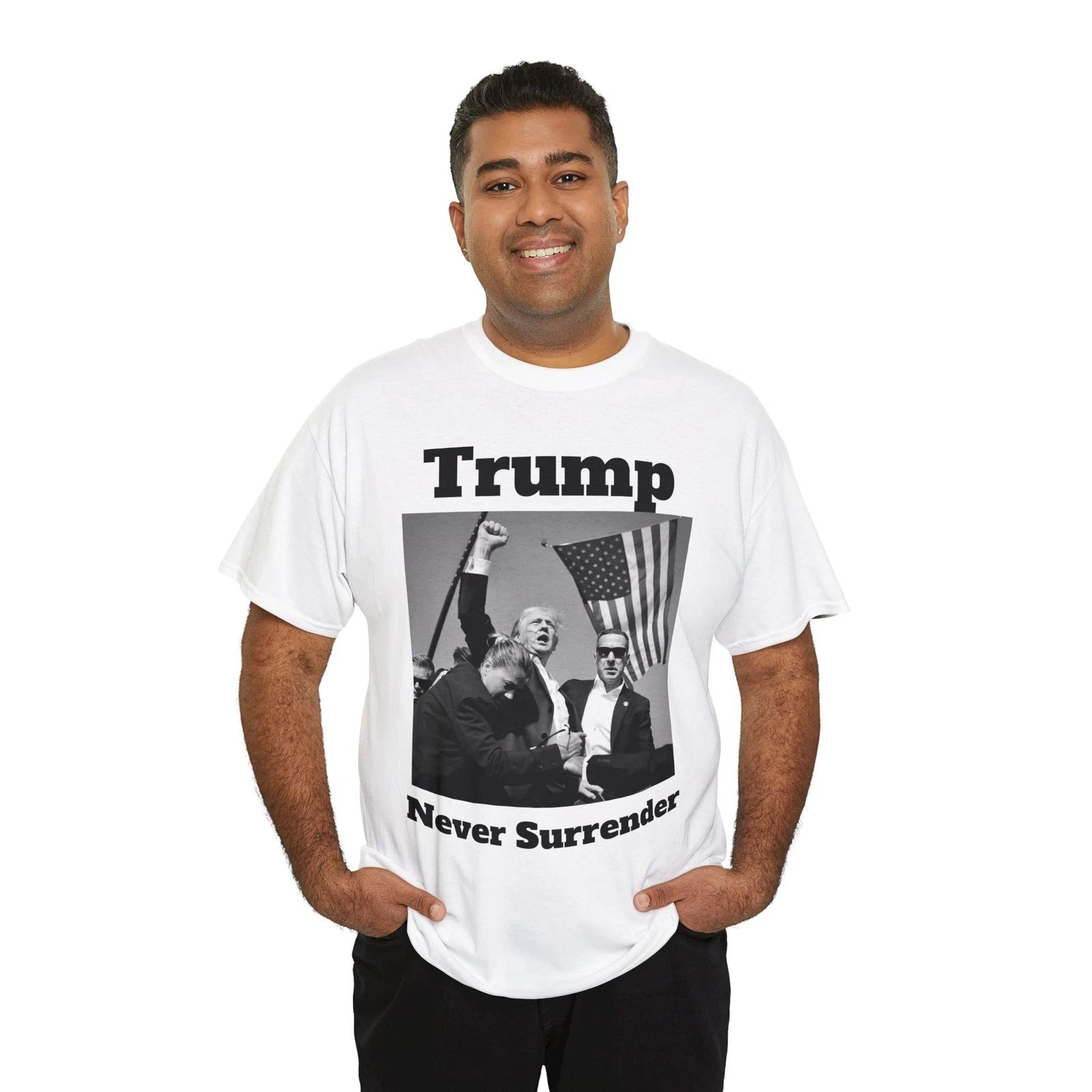 Donald Trump Shot T-Shirt - Support TRUMP 2024- USA America S