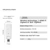 Tuya Zigbee Smart Home Water Detector & Smoke Alarm with Wireless Temperature and Humidity Sensor Switch