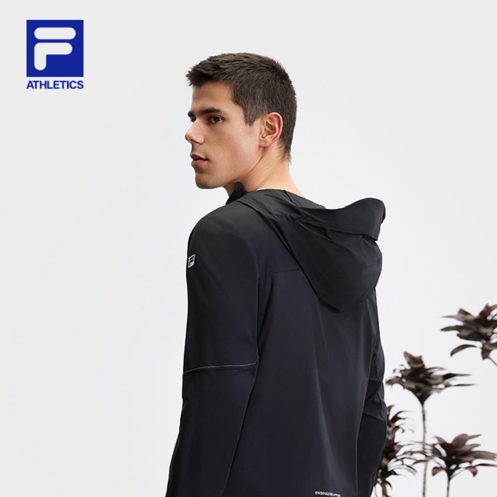 Fila Explore Series Fashion Casual Simple Comfortable Sports Long Sleeve Jacket Men Jacket Deep-Black A11M527709F-BK