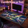 Penrith Panthers Customized Name Text Mouse Pad, Large Desk Mouse Mat Personalized Home Office Present