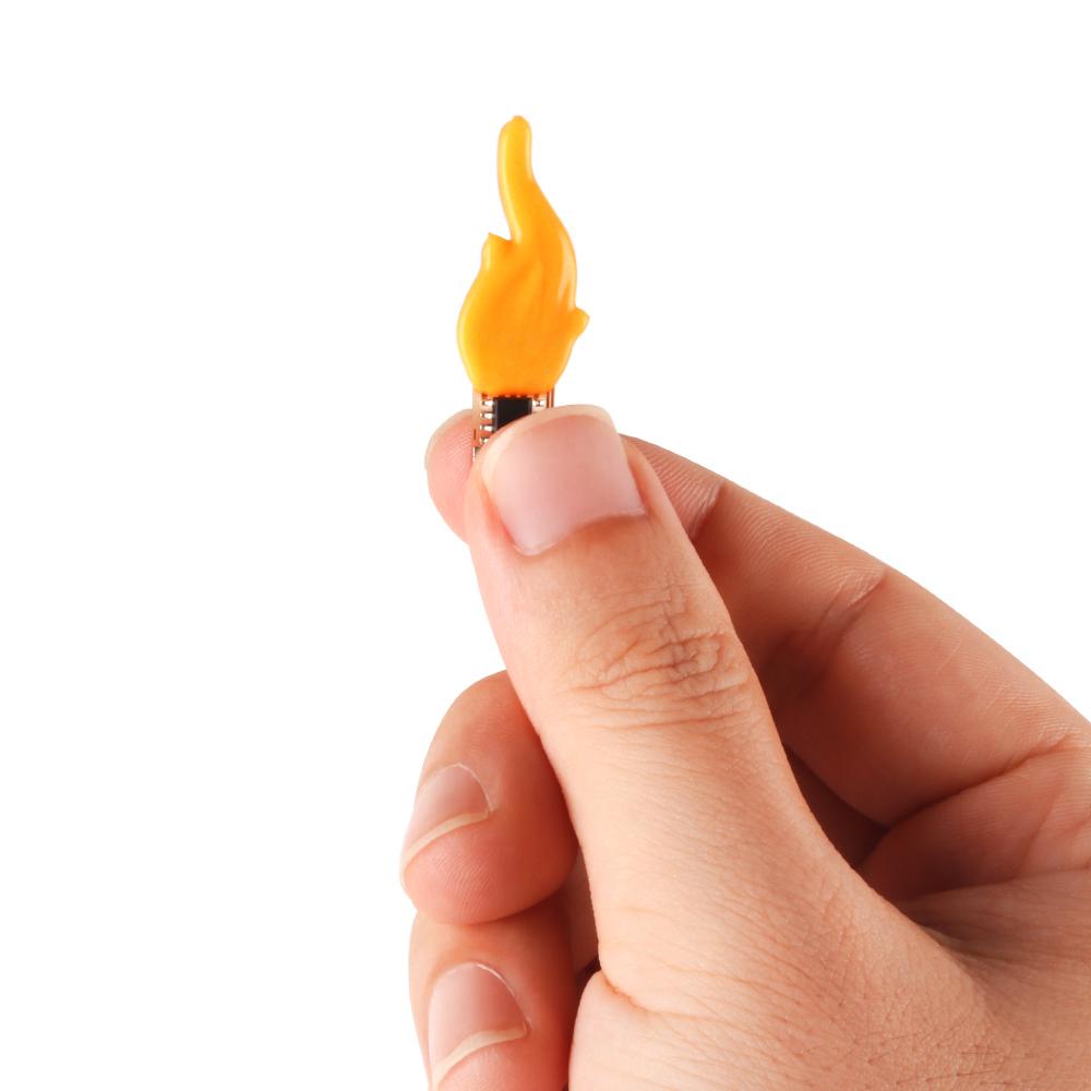DC 3V Realistic Flickering Fire Flame Chip Wick for DIY LED Candles 1800K Filament Flameless Battery Candle Light Accessories