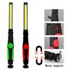 Collapsible COB LED Work Light USB Rechargeable Magnet Inspection Light Mechanic Flashlight Folding Hook Camping Repair Lights