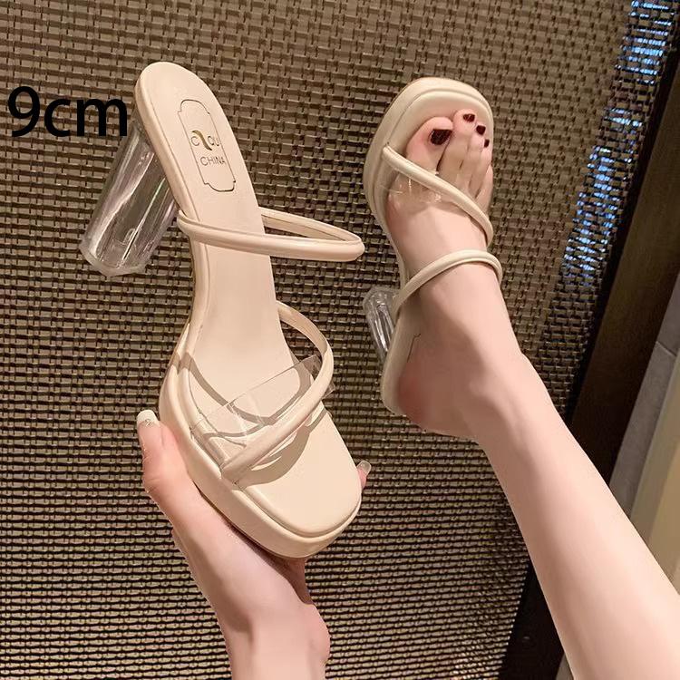 

Летние босоножки на каблуке-каблуке, повседневная женская обувь на низком каблуке 35-42 37