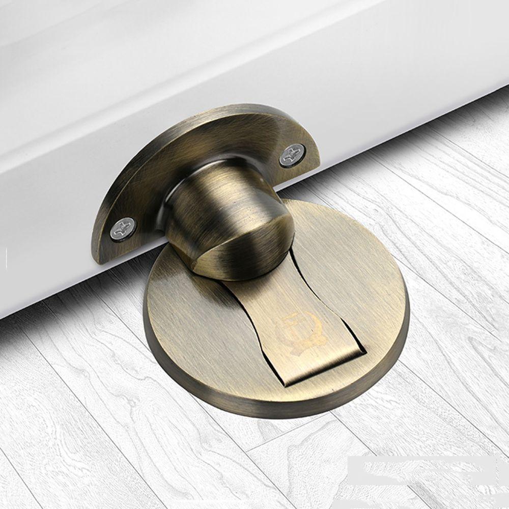 Furniture Door Mechanical Floor Mount Self-locking Hardware Door Holder Door Stopper Safety Catch