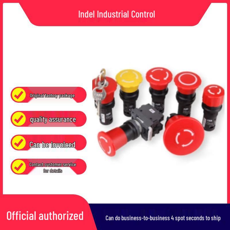 

ABB CE4T-10B-02 Black Emergency Stop Switch