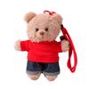 Portachiavi Peluche Orsetto: Portachiavi Zainetto Orsetto Travestito, Regalo Evento con Stampa Logo