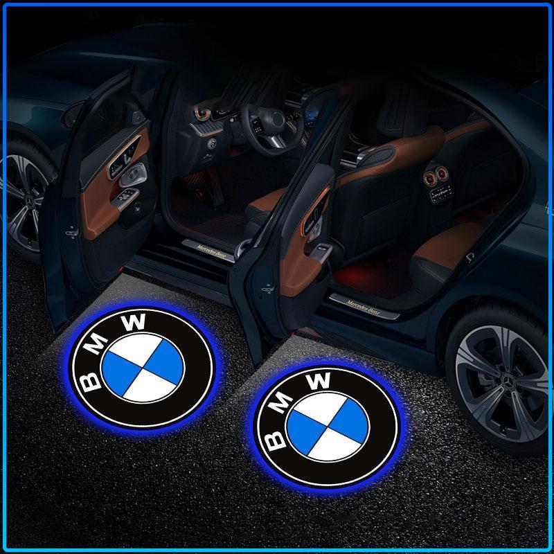For Bmw X3 X5 X6 X1 X4 F20 F30 G20 F31 F34 F10 G30 F11 F25 I3 M3 M4 1 3 5 Series E46 E39 2Pcs LED Car Door Emblem Light Welcome Lamp Laser Projector