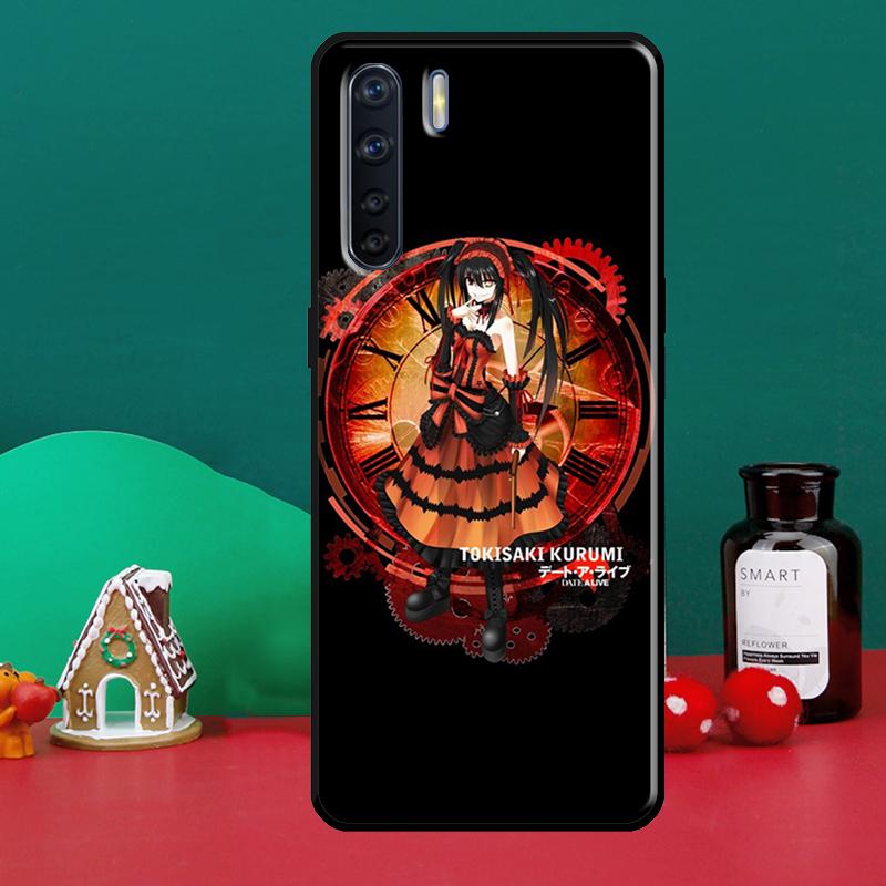 

Чохол для телефону Date A Live Tokisaki Kurumi для OPPO Reno 5 Lite 2Z 2F A5 A9 A53 A31 2020 A52 A72 A91 A83 A15 A94 A74 A54 OPPO A1K