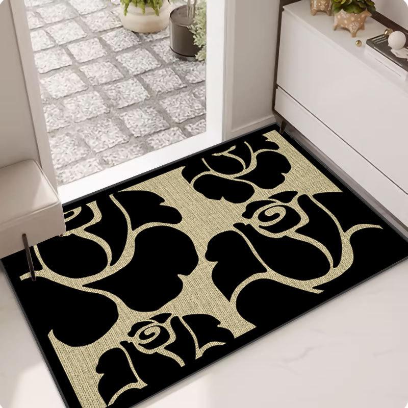 

Льняной впитывающий коврик у входа: Использование двери, ванной комнаты и кухни 60x90 cm