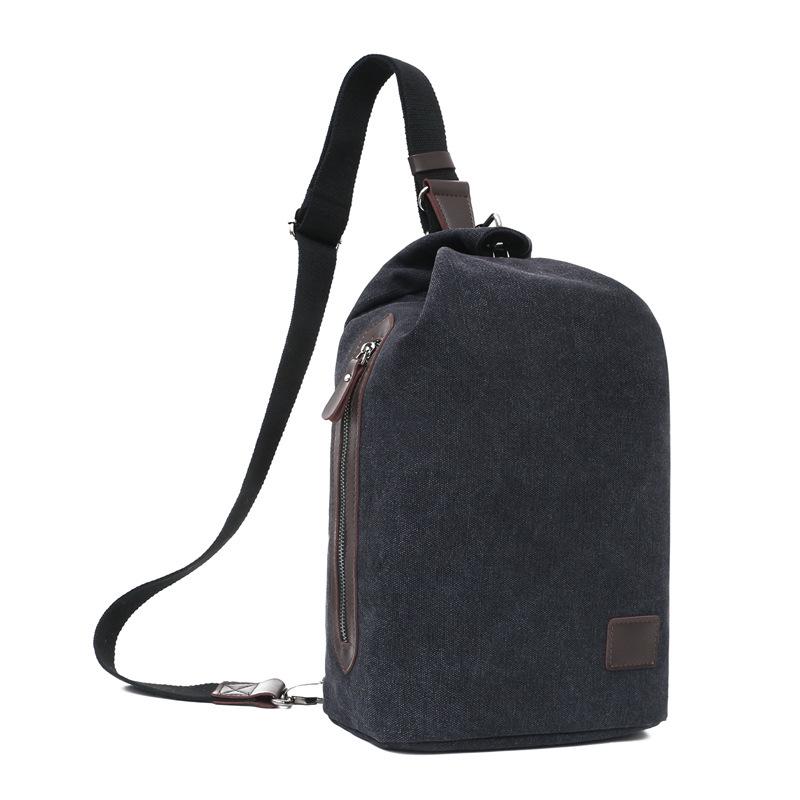 Leisure Backpack Multifunctional Small Bags Men's Canvas Handbag Casual Bag Portable Travel Sports Gym Shoulder Bag