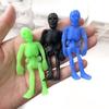 5Pcs Halloween Stretchable Skeleton Party Favors Tpr Soft Rubber Zombie Horror Ventilate Stress Relief Toy Halloween Kids Gifts