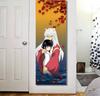Silver Hair Dog Boy Anime Tapestry Flat Print Japanese Kimono Girl Wall Hanging for Vintage Bedroom Dorm Decor Aesthetic Gift