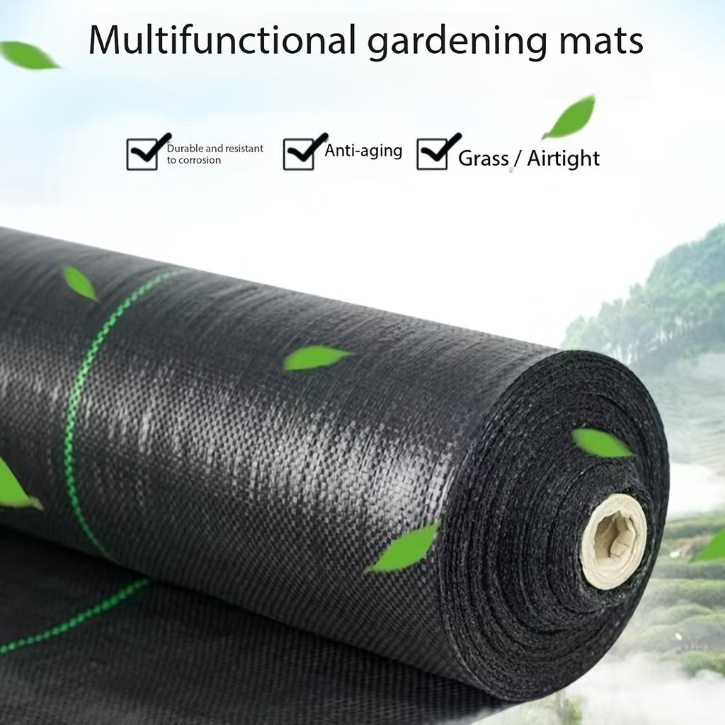 1pc Durable Weed-Proof Garden Mat - Plastic Grass-Resistant Mulch Cloth for Orchards & Fruit Trees, Perfect for Yard and Garden Maintenance