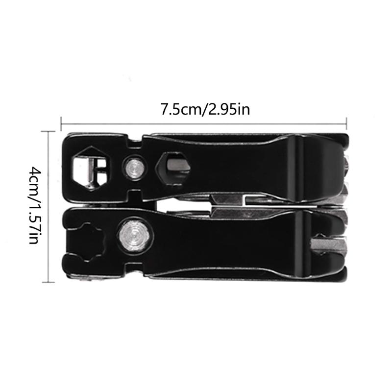 Bicycles Multiple Tool Heavy Duties Pocket Sized High Strength 20 in 1 Multifunction Bike Wrench Chain Maintenance Tool