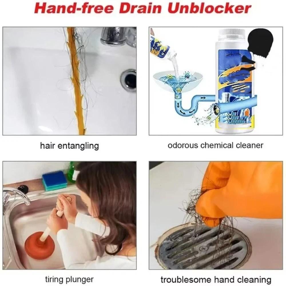 Flexible Design Sink Drain Clog Remover 4 Claw Mechanism Spring Grip Pipeline Dredging Tool Bend Grabber Grab Handle