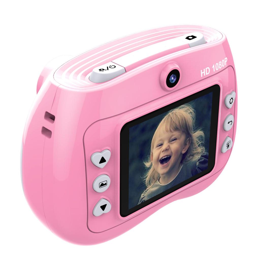 Kids   Print Camera 2 Lens 1080P Digital Video Camera for Kids Age 3+ Yrs Old 2.4 Inch Screen Toddler Travel Camera for Boys Girls with Color Pe