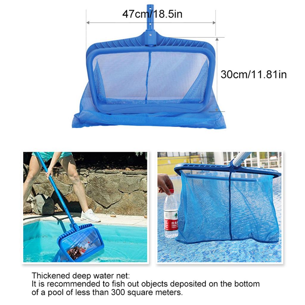 Durable Pool Deep Water Leaf Net Reinforced Swimming Pool Cleaning Net for Debris Removal