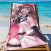 Musician Kizuna A-Ai Towel Sports Quick Dry Travel Camping Gear Sandproof Soft Light Large Beach Towel