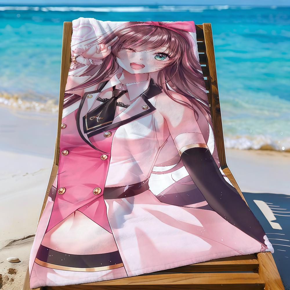 Musician Kizuna A-Ai Towel Sports Quick Dry Travel Camping Gear Sandproof Soft Light Large Beach Towel