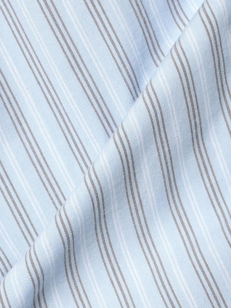 B:MING LIFE STORE by BEAMS Women's 2-Way Shirred Shirt, Blue, One Size, Large/Sized Shirt/Blouse