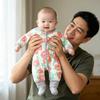 Baby Cotton Romper With Floral Print For Boys And Girls Perfect For Crawling
