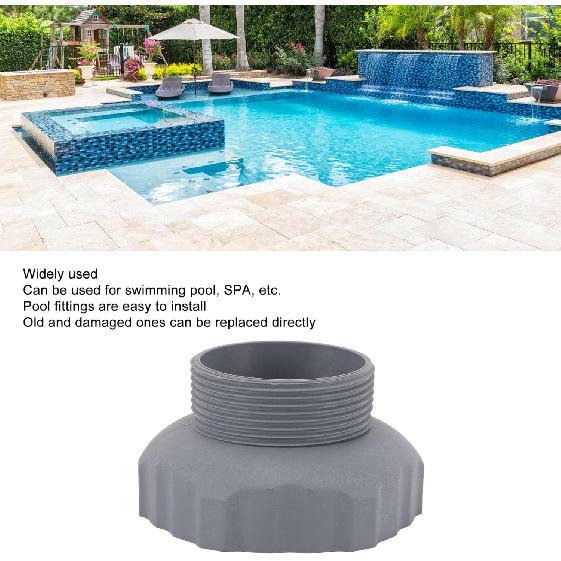 2 PCS Pool Hose Adapter 11239 Pool Accessory Ground Pool Skimmer Hose Adapter for Wall Fittings