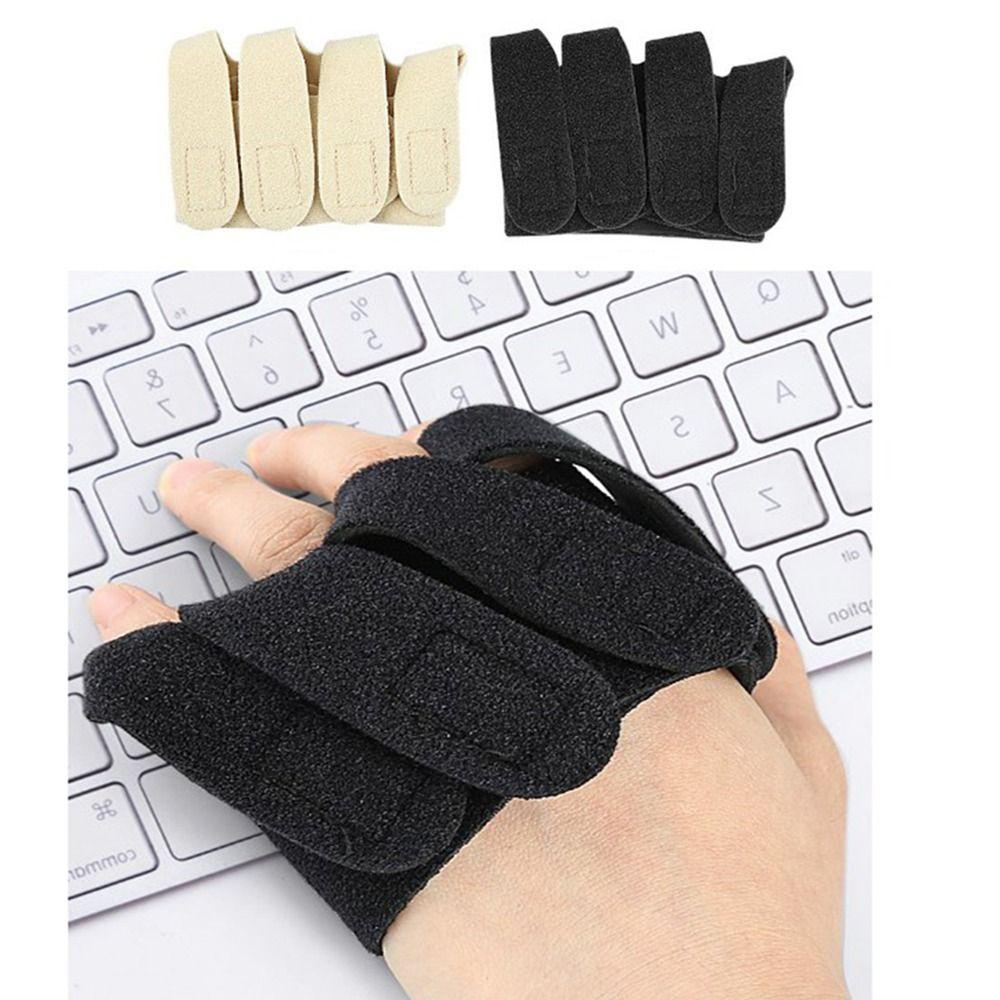 2pcs Lightweight Finger Brace Compression Splint-ring Tape Finger Support  Tendinitis