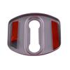 4Pcs Door Lock Latch Buckle Protector Covers Fit for Hyundai Kona EV Santa Fe Ioniq Sonata Kia Soul Sportage Red Stainless Steel