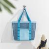 Solid Color Beach Bag: Portable Outdoor Travel and Swimming Storage Solution