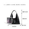Autumn and Winter Premium New Maillard Retro Casual Large Tote Bag Soft Large Capacity Shoulder Tote Niche Bag