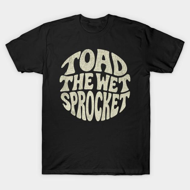 

Men Black Print T-shirt Toad The Wetsprocket No-Cut Transfer Paper Print Cotton Tshirt S чорний