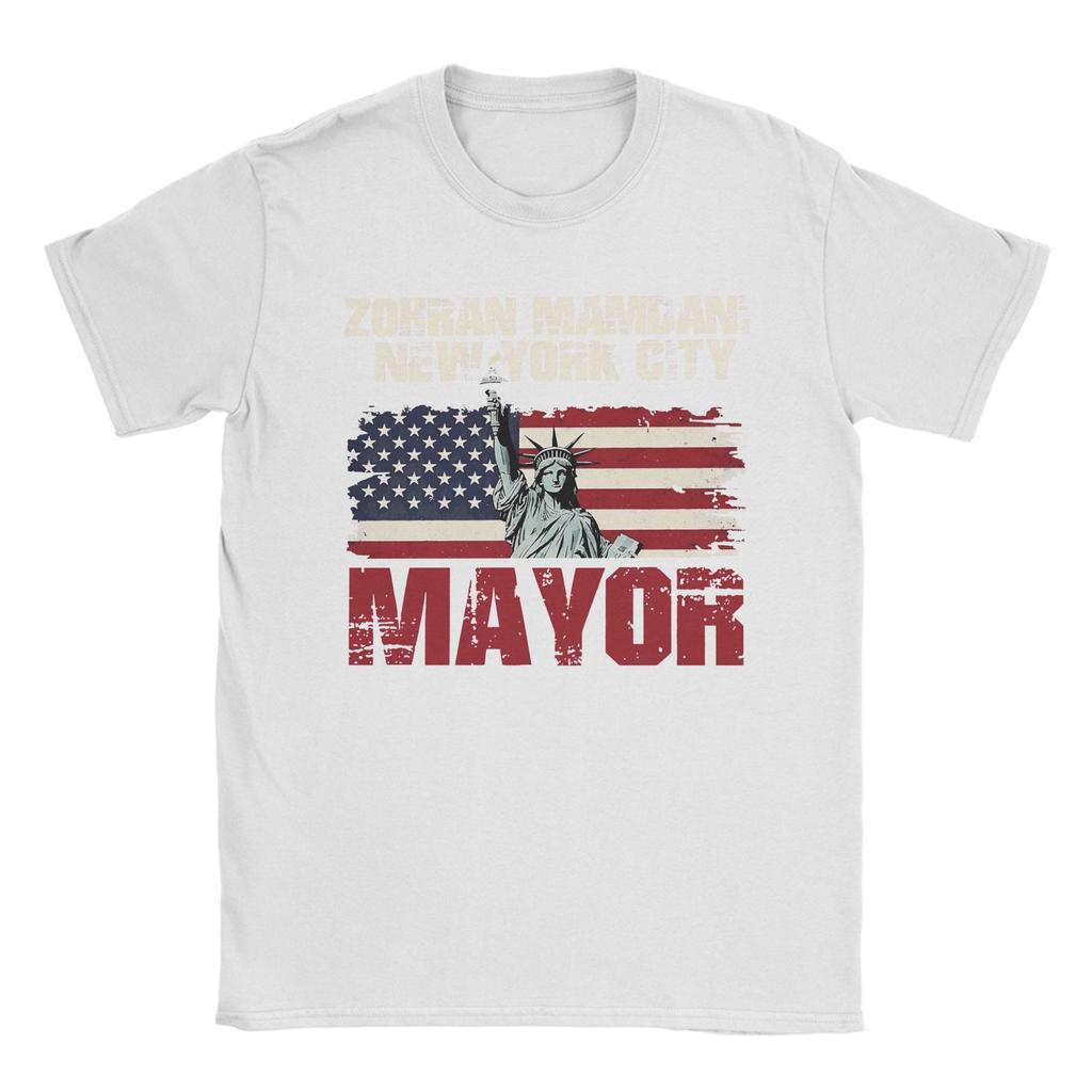 Harajuku T-shirt Strand Zohran Mamdani Hippie T-shirts Ren Bomulls T-shirt för Man Y2K Casual Hot Sale Kortärmad Kläder