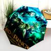 Lord Rings Folding Umbrella 8 Paraphenoid Bones Travel Sun Umbrella Gift Printing