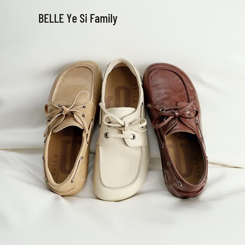 BELLE Women's Retro Casual Oxford Shoes